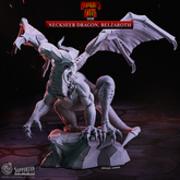 Neckseer Dragon, Belzaroth 3D-printed model